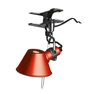 Artemide Tolomeo Micro Pinza Klemmleuchte, rot