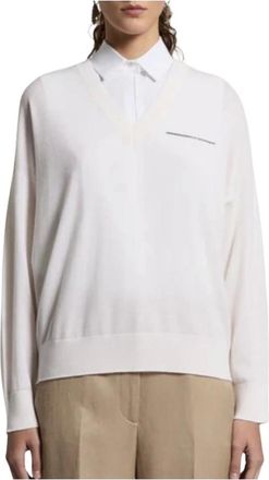 PESERICO Donna, Maglie, Bianco, L, new