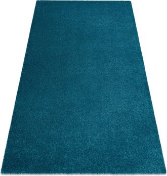 RugsX Rugsx - Alfombra De Lavado Mood 71151099 Moderna - Turquesa Blue 80x150 Cm