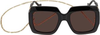 Gucci Brown Square Ladies Sunglasses GG1022S 005 54