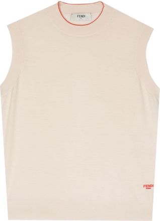 Fendi Fendi Roma wool jumper - women - Wool - 44 - Neutrals