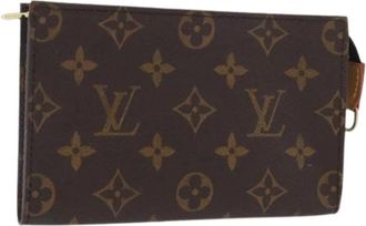 Louis Vuitton Pre-owned Clutches, female, Brown, Size: ONE SIZE Pre-owned Monogram Canvas Accessory Pouch