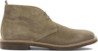 Officine Creative Suede Desert Boots - Heren - Veterlaarzen - Beige - 41 EU - Su&egrave;de - Schoenen