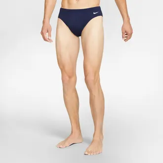 Nike Mens Solid Swim Brief in Blue | NESSA004-440