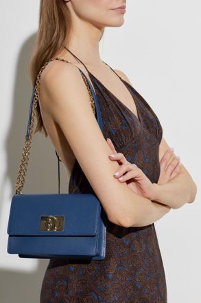 Furla 1927 Mini Bag, Womens, Navy Blue