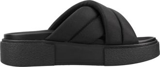 Tommy Jeans Flatform Sandal Slippers - Dames - Sandalen - Zwart - 39 EU - Schoenen