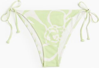 H&M Tie-Tanga Bikinihose - Green