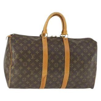 Louis Vuitton Pre-owned Weekend Bags, female, Brown, Size: ONE SIZE Pre-owned Weekend Bag