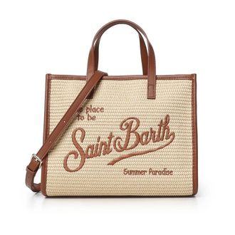 MC2 Saint Barth Colette Handbag - female - MC2 Saint Barth - Shopping Bags - Beige - ONE SIZE - Bags