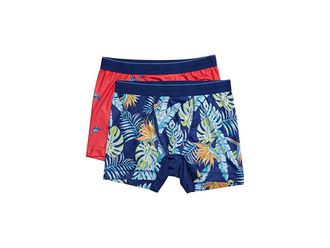 Tommy Bahama 2-Pack Mesh Tech Boxer Briefs Mens Underwear Navy Palm/Red Fish : 2XL (44-46 Waist), Mesh/Polyester/Spandex