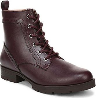 Life Stride Lena Combat Boot in Choc Plum at Nordstrom, Size 8.5