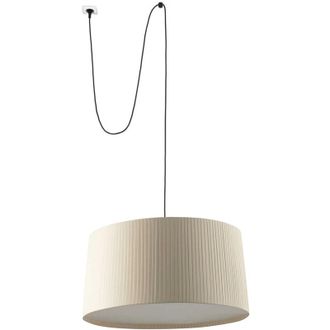 Faro Barcelona Samba 700 Colgante Negra/beige Con Clavija