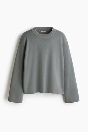 H&M Oversized Jumper in Dark Dusty Green at Nordstrom, Size Xx-Large