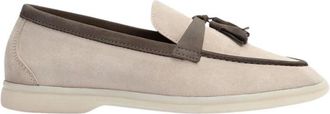 Scarosso Leandra Loafers - Dames - Loafers - Beige - 37 1/2 EU - Su&egrave;de - Schoenen