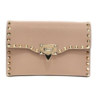 Valentino Garavani Small Rockstud Grainy Calfskin Crossbody Bag