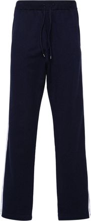 Dsquared2 Burbs logo-tape track pants - men - Cotton/Cotton - L - Blue