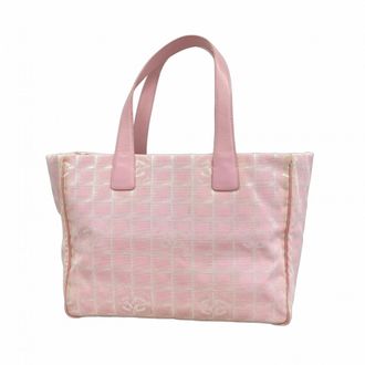Chanel Pink Nylon Tote Bag (Pre-Owned)