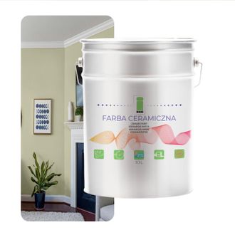 OEM Pintura Cer&aacute;mica Para Paredes, Lavable, Verde Delicado, 10 L, Resistente A Las Manchas
