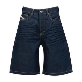 Diesel Denim Shorts, female, Blue, Size: W25 Denim Shorts with Medium Waist
