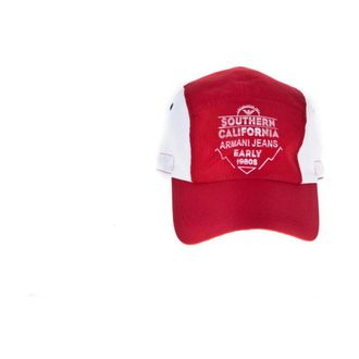 Armani Jeans Accessoires, Heren, Rood, S, Stijlvolle Caps voor Mannen en Vrouwen