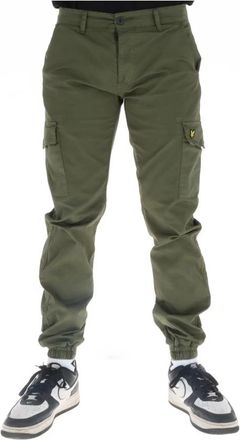 Lyle & Scott Cargo Broek Regular Fit - Heren - Slim Fit Broeken - Groen - W32 - Broeken