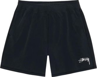 St&uuml;ssy Korte Broeken, Heren, Zwart, M, Nylon, Casual Shorts