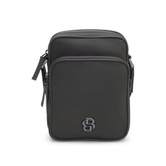 BOSS Reporter bag with Double B monogram hardware