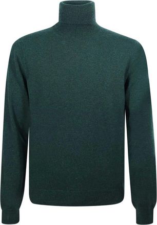 Malo Green Wool Turtleneck