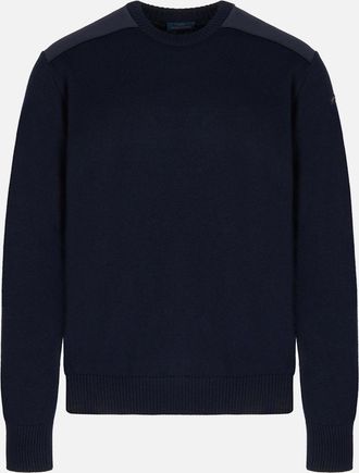 Paul & Shark Paul & Shark Mens Knitted Wool Sweater Navy - Size: 44