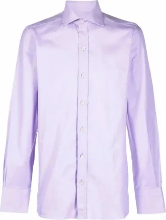 Tom Ford Camicia Button-Down - - Shirts - Uomo - Viola - M