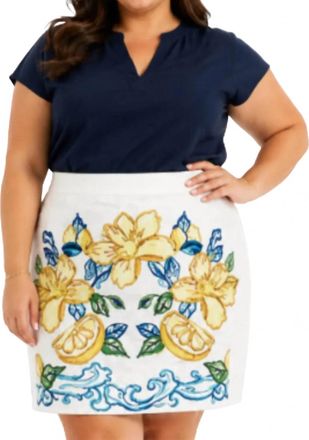 THML Clothing Womens Santorini Skirt In White