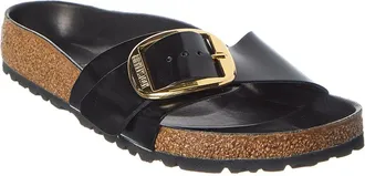 Birkenstock Madrid Big Buckle High-Shine Leather Sandal