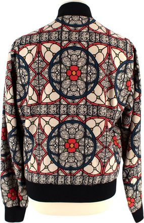 Alexander McQueen Printed Bomber Jacket Size M
