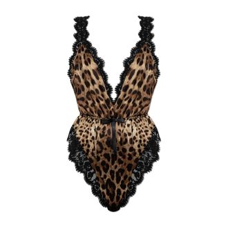 Dolce & Gabbana Dames, Tops, Bruin, Maat: XL Zijde