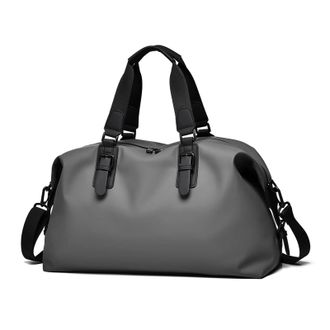 Generic Mens Duffle Bag Travel Duffel Durable Sports Stylish Handbag,Compatible For Gym Weekend Trip Daily Use(Grey)