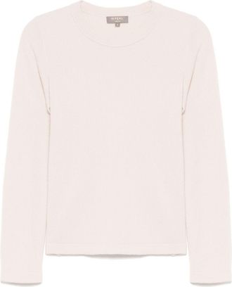 N.Peal Hallie Round Neck jumper - Pink