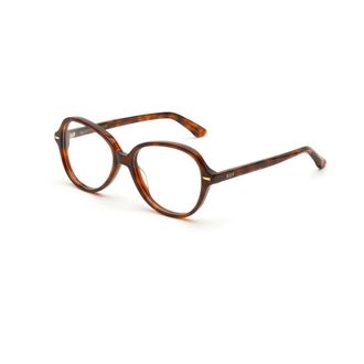 Retro Superfuture Glasses, unisex, Brown, Size: 57 MM Numero 154 Optical Frame