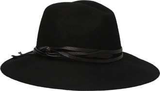 Golden Goose Leather Belt Detail Fedora - Black