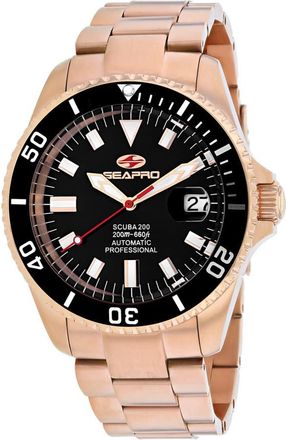 Seapro Scuba 200 Automatic Black Dial Mens Watch SP4322