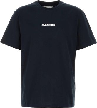 Jil Sander Midnight Blue Cotton T Shirt