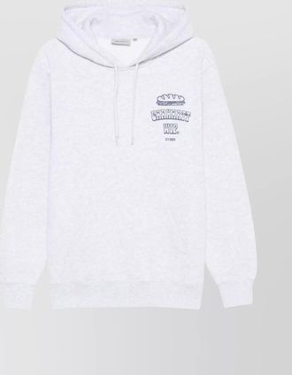 Carhartt Work in Progress logo cotton hoodie with drawstring hood