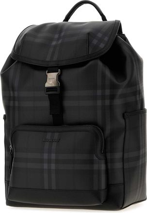 Burberry Flap Backpack - Black