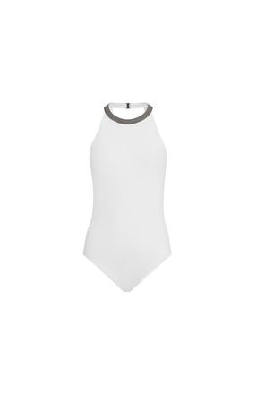Brunello Cucinelli One-piece swimsuit in White at Nordstrom, Size 3X-Large Eu