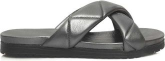 Cerruti Gray Lambskin Women Womens Sandal