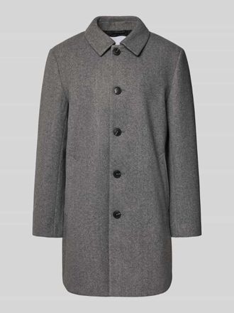 Review Kurzmantel mit Eingrifftaschen in Mittelgrau Melange, Gr&ouml;&szlig;e XL