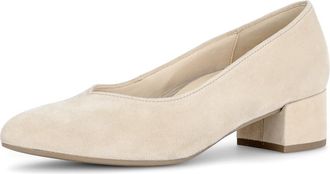 Gabor Dixie Beige Suede Womens Court Shoes 61.431.12