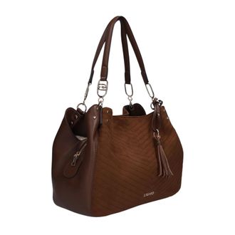 Liu Jo Cirry Boston Bag - Dames - Tassen - Bruin - Maat: ONE Size Leer
