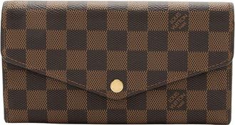 Louis Vuitton Damier Ebene Sarah Wallet (Authentic Pre-Loved)