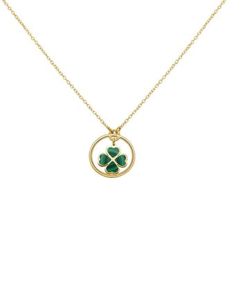 Italian Gold, Inc 14K Malachite Pendant