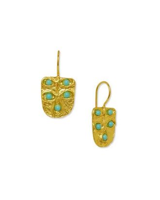 Ottoman Hands Vera Drop Earrings in Metallic Gold at Nordstrom